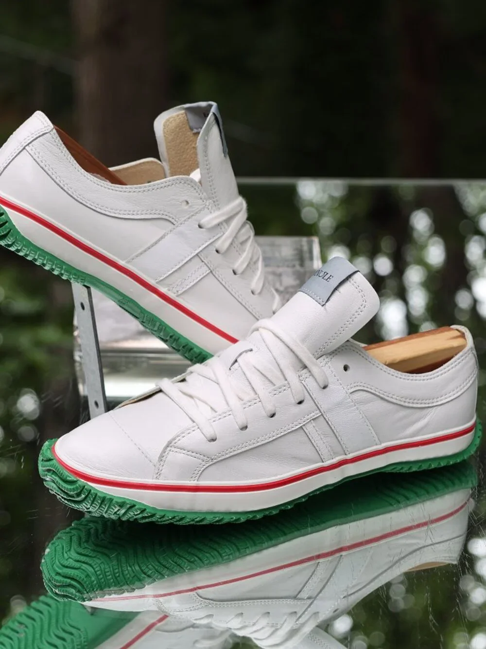 Spingle SP-167YY White Leather Exclusive Sneakers